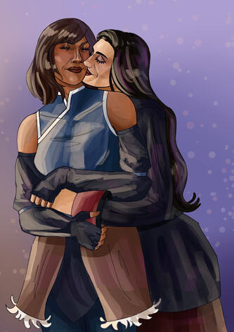 Korra e Asami (ATLOK)